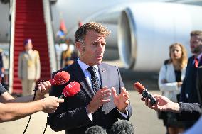 Macron in Sharm El Sheikh to Peace Summit - Egypt