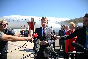 Macron in Sharm El Sheikh to Peace Summit - Egypt