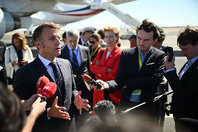 Macron in Sharm El Sheikh to Peace Summit - Egypt