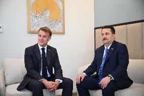 French President Meets PM of Iraq - Sharm El Sheikh