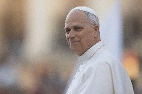 Pope Leo XIV Celebrates the Prayer Vigil and Rosary - Vatican