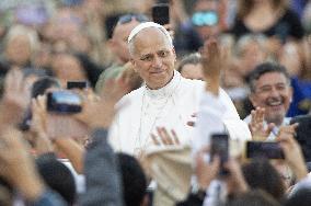 Pope Leo XIV Celebrates the Prayer Vigil and Rosary - Vatican