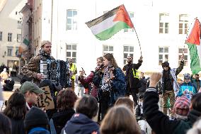 Rally in support of Palestine