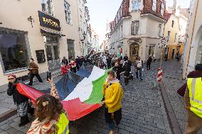 Rally in support of Palestine