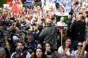 Hostage Release Celebration - Tel Aviv