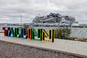 Cruise ship in Tallinn