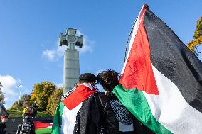 Rally in support of Palestine