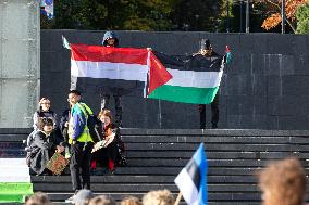 Rally in support of Palestine