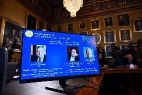 NOBEL PRIZE ECONOMICS 2025 ANNOUNCEMENT