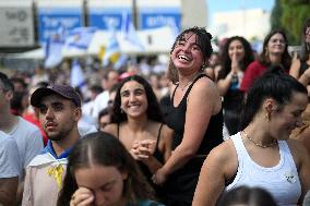 Hostage Release Celebration - Tel Aviv