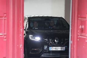 Former President Sarkozy on His Way To The Tribunal - Paris