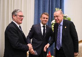 President Macron During Bilateral Meetings - Sharm El Sheikh