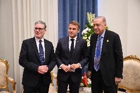 President Macron During Bilateral Meetings - Sharm El Sheikh