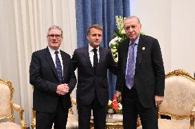 President Macron During Bilateral Meetings - Sharm El Sheikh