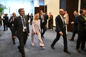 President Macron During Bilateral Meetings - Sharm El Sheikh