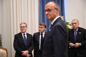 President Macron During Bilateral Meetings - Sharm El Sheikh