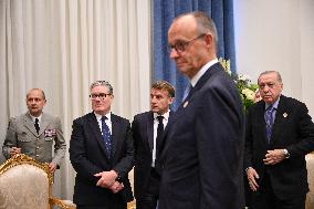 President Macron During Bilateral Meetings - Sharm El Sheikh