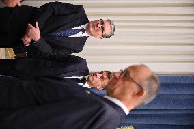 President Macron During Bilateral Meetings - Sharm El Sheikh