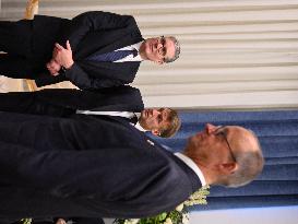 President Macron During Bilateral Meetings - Sharm El Sheikh