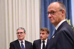 President Macron During Bilateral Meetings - Sharm El Sheikh