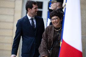 Meeting of newly-appointed ministers at Matignon - Paris
