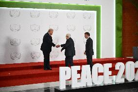 Sharm El-Sheikh Peace Summit in The Egypt