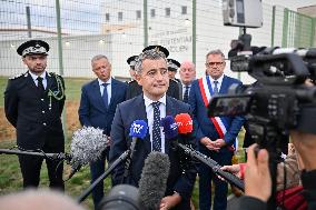 Gerald Darmanin visits the South Paris Region Penitentiary Center - Reau