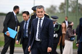 Gerald Darmanin visits the South Paris Region Penitentiary Center - Reau