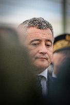 Gerald Darmanin visits the South Paris Region Penitentiary Center - Reau