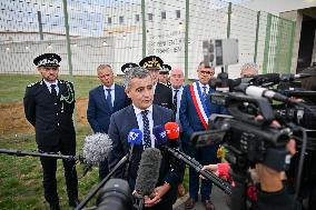 Gerald Darmanin visits the South Paris Region Penitentiary Center - Reau