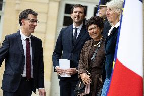 Meeting of newly-appointed ministers at Matignon - Paris