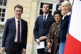 Meeting of newly-appointed ministers at Matignon - Paris