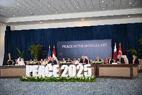 Sharm El-Sheikh Peace Summit in The Egypt