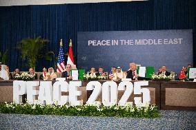 Sharm El-Sheikh Peace Summit in The Egypt