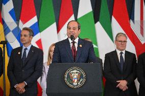 Sharm El-Sheikh Peace Summit in The Egypt