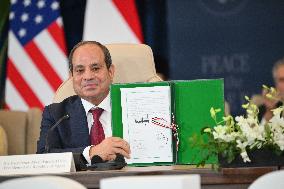 Sharm El-Sheikh Peace Summit in The Egypt