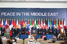 Sharm El-Sheikh Peace Summit in The Egypt