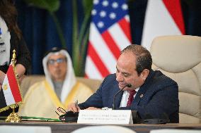 Sharm El-Sheikh Peace Summit in The Egypt