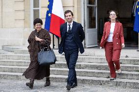 Meeting of newly-appointed ministers at Matignon - Paris