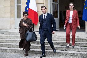 Meeting of newly-appointed ministers at Matignon - Paris