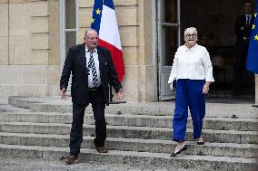 Meeting of newly-appointed ministers at Matignon - Paris