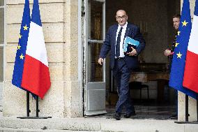 Meeting of newly-appointed ministers at Matignon - Paris