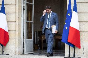 Meeting of newly-appointed ministers at Matignon - Paris