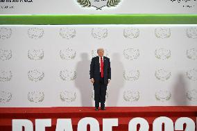 Sharm El-Sheikh Peace Summit in The Egypt