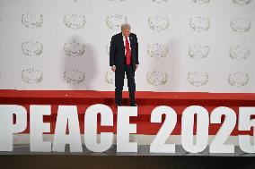 Sharm El-Sheikh Peace Summit in The Egypt