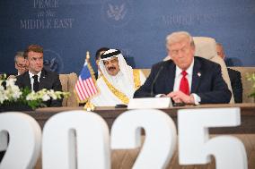 Sharm El-Sheikh Peace Summit in The Egypt