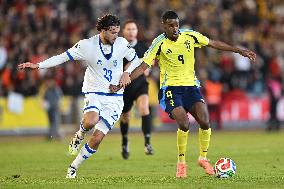 WORLD CUP QUALIFYER SWEDEN-KOSOVO