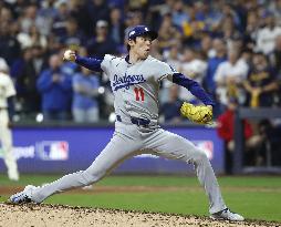 Baseball: Championship Series between Dodgers and Brewers