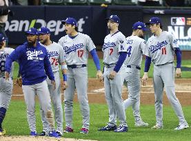 Baseball: Championship Series between Dodgers and Brewers