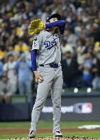 Baseball: Championship Series between Dodgers and Brewers